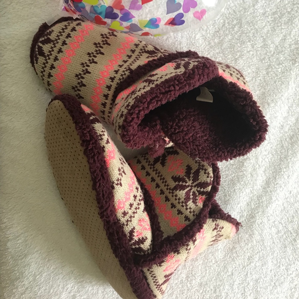 Faux Fur Slipper Booties